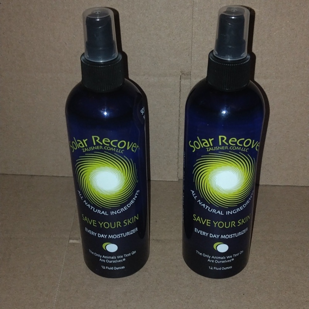 Solar Recover “Save Your Skin” Daily Moisturizer – 2 Bottles (12 oz Each)
